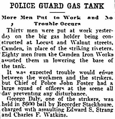 Locust and Walnut Streets newspaper clipping, August 12, 2004