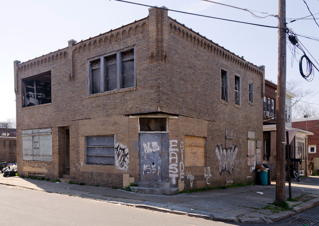 Southwest corner of Warsaw Street and Morton Street, March 19, 2012