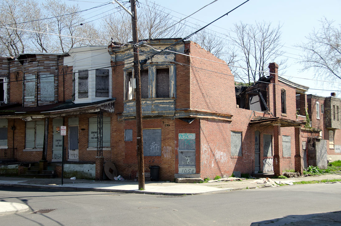 Southeast corner of Warsaw Street and Morton Street, March 19, 2012