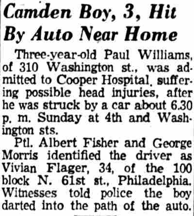 310 Washington Street — Paul Williams, Camden Courier-Post, June 15, 1959