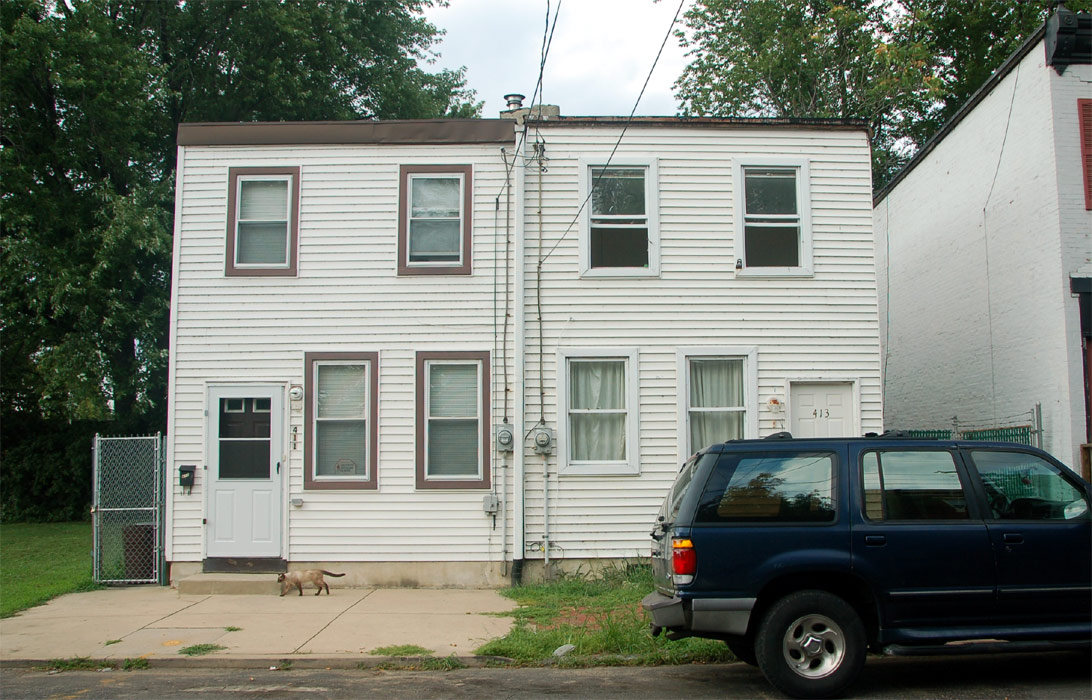 411 and 413 Webster Street, August 5, 2011