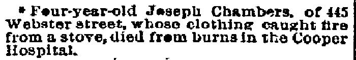 Camden News Notes — Philadelphia Inquirer, February 12, 1893