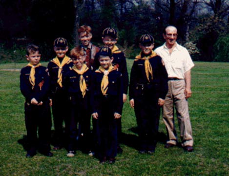 Cub Scouts Pack 36, Den 4 at Asbury Methodist Church, 1957