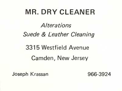 Mr. Dry Cleaner at 3315 Westfield Avenue, 1977