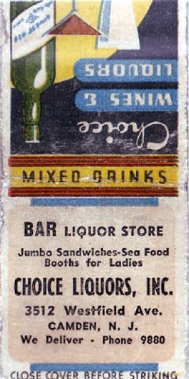 Choice Bar at 3512 Westfield Avenue, 1940s–2006