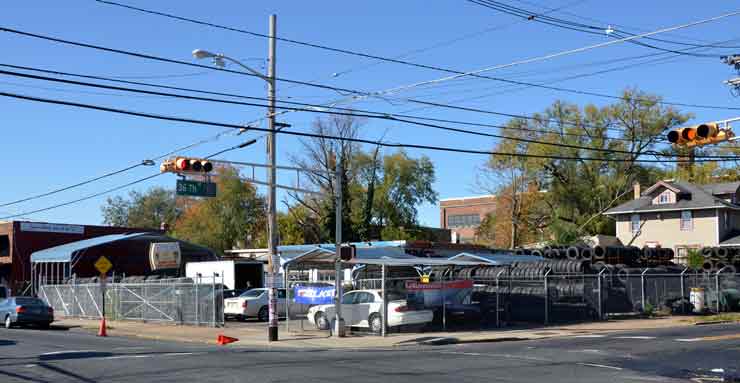 Southwest corner of Westfield Avenue & North 36th Street, November 5, 2011
