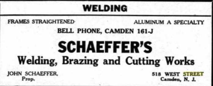 518 West Street — 1928 city directory