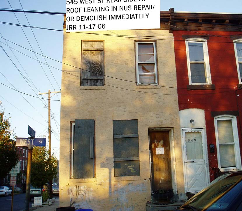 545 West Street, November 17, 2006
