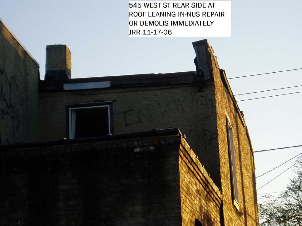 545 West Street, November 17, 2006