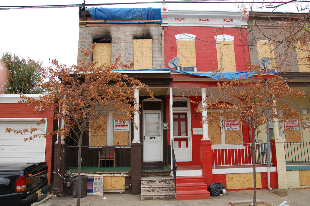 409, 410, and 411 Winslow Street — damaged by Howland Croft fire, June 2011