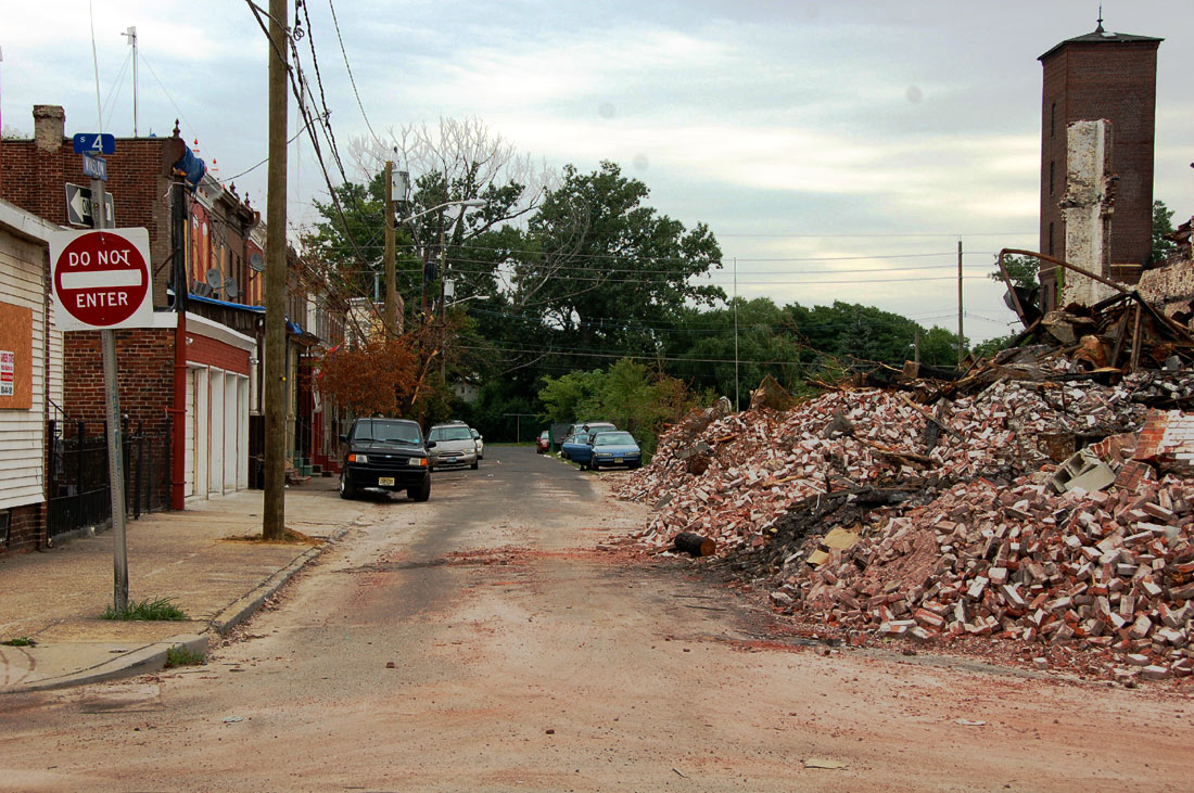 Looking east on Winslow Street from South 4th — June 25, 2011