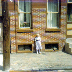 Donna Miller at 36 Wood Street, 1973