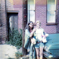 Wayne and Pat Sharp at 36 Wood Street, 1973