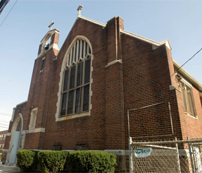 Woodland Avenue Presbyterian Church, 2300 South 8th Street, southeast corner of Woodland Avenue