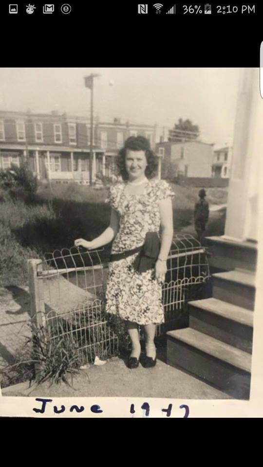 Mary Zurinski Pitner, 852 Woodland Avenue, 1947
