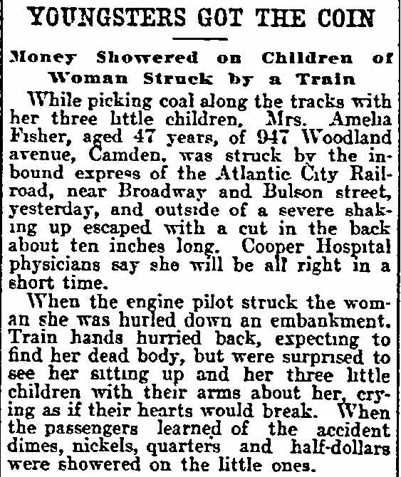 Youngsters Got the Coin, Philadelphia Inquirer, June 29, 1905