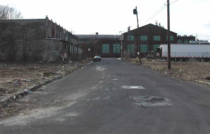 500 block of Woodland Avenue as seen from South 6th Street, February 2004
