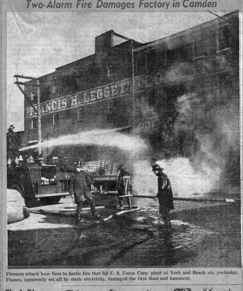 19 York Street (15–19 York Street) — Francis H. Leggett & Company — Philadelphia Evening Bulletin, January 12, 1960