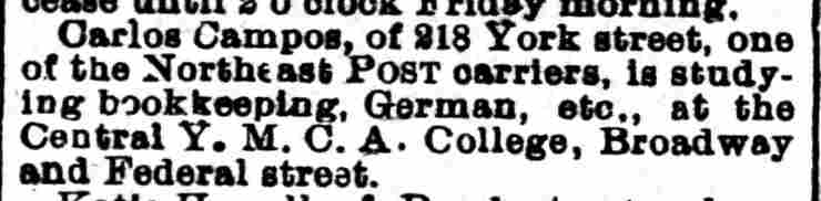 218 York Street — Andrew Long & Family — Camden Post, October 11, 1897