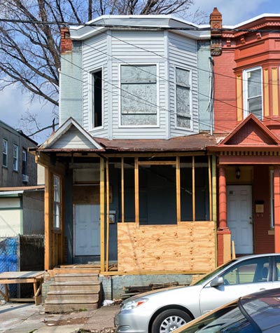 309 York Street — Scheduled for Demolition March 2012 — Photograph taken March 13, 2012