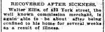 423 York Street — Walter Steward Ellis & Family — Camden Daily Courier, March 8, 1912