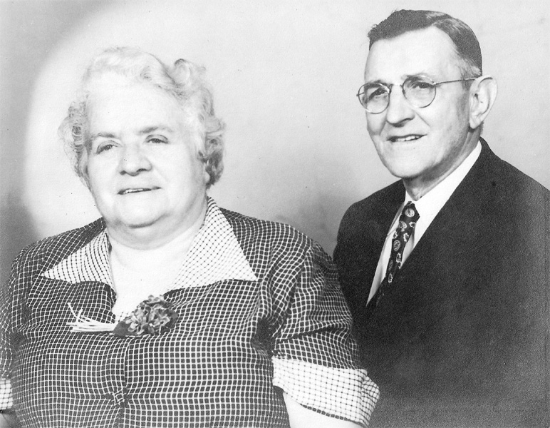 Walter G. and Blanche E. Connell of 21 North 22nd Street, photo from 1952