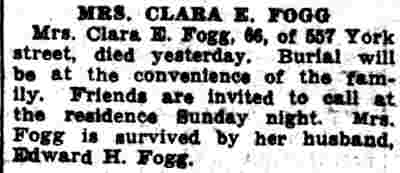 557 York Street — Edward H. Fogg & Family — Camden Courier-Post