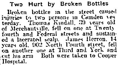 902 York Street — James Herron — Philadelphia Inquirer, August 14, 1916