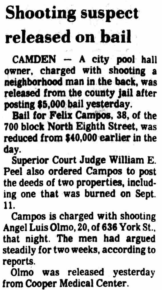636 York Street — Angel Luis Olmo — Camden Courier-Post, September 27, 1979