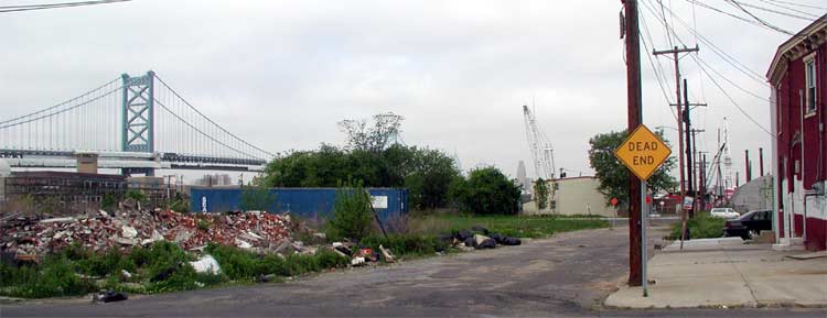 Southwest corner of York and Point Streets, May 2004
