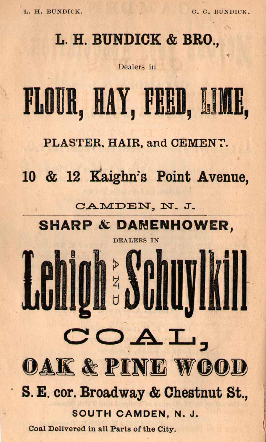 1872 Camden City Directory — advertisement