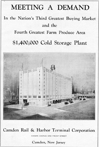 Business advertisements from the 1928 Centennial Mirror of Camden, N.J.