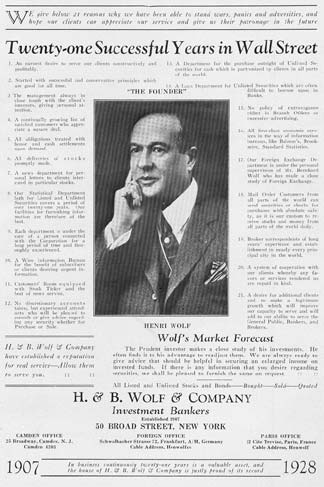 Business advertisements from the 1928 Centennial Mirror of Camden, N.J.