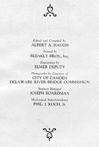 Business advertisements from the 1928 Centennial Mirror of Camden, N.J.