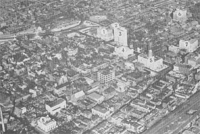 Bird's Eye Views from an Airplane — Camden, N.J.