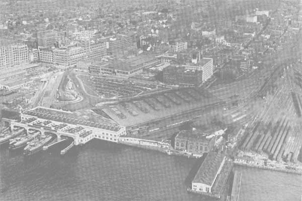 Ferry and rail terminals in Camden