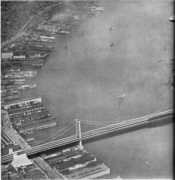 Dirigible Los Angeles Over the Delaware River