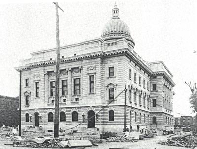 New Camden County Courthouse prior to its dedication, 1904