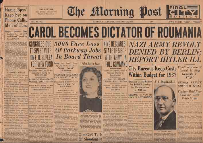 The Morning Post, February 11, 1938 — page scan