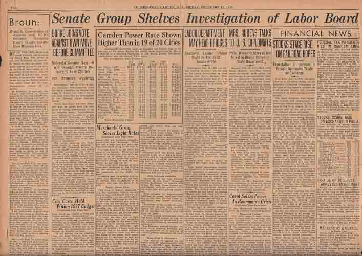 The Morning Post, February 11, 1938 — page scan