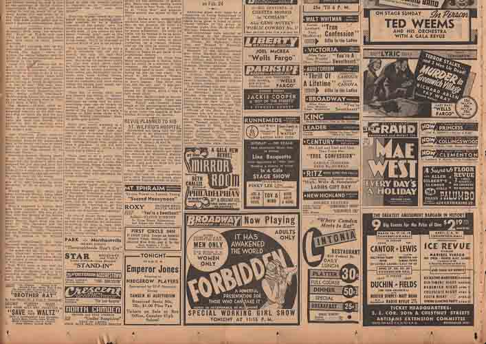 The Morning Post, February 11, 1938 — page scan