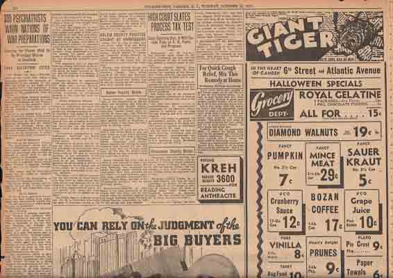 The Morning Post, October 29, 1935 — page scan