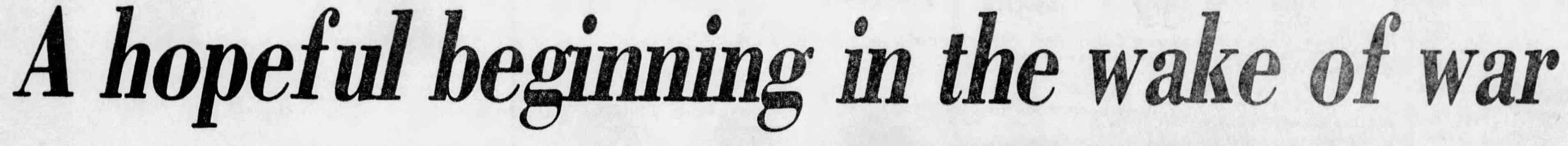 History of the Courier-Post — Part 1 header, Camden Courier-Post, October 7, 1975