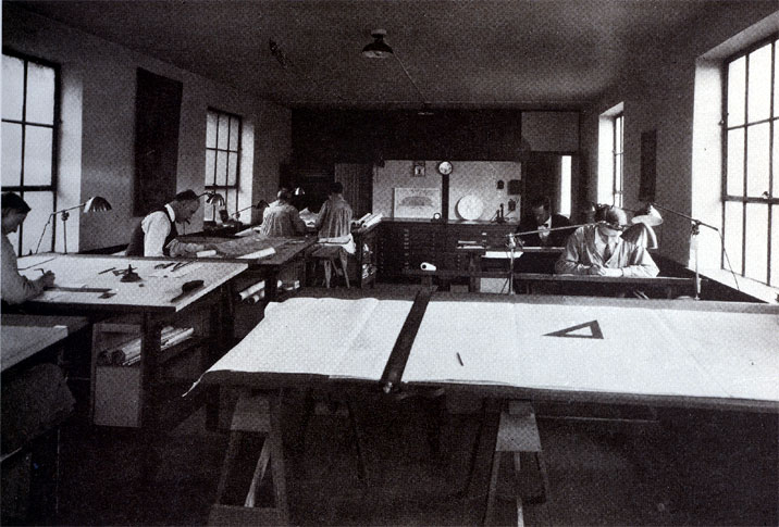 Drafting Room, Lackey & Hettel Inc. Office Building