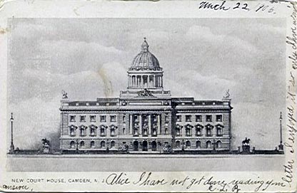 The new Camden Courthouse, 1906