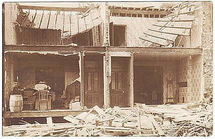 Cyclone damage in North Camden, April 2, 1912