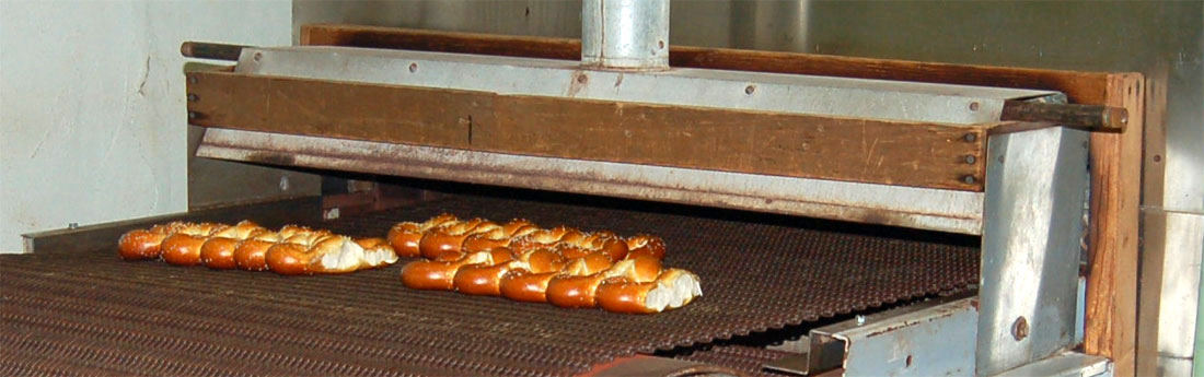 Pretzels at A & A Soft Pretzel Baking Company, Camden, NJ