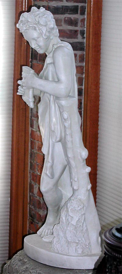 One of the many statues inside The White House, July 10, 2004