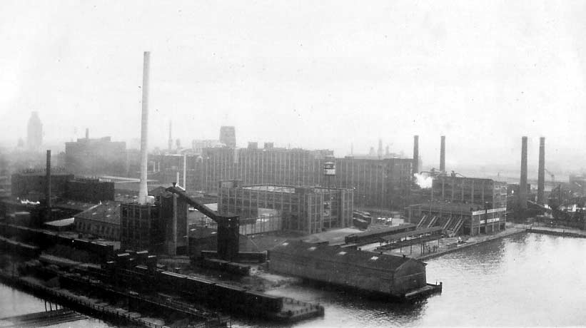 Benjamin Franklin Bridge from the Camden side, 1929, photo by Warren Fairess