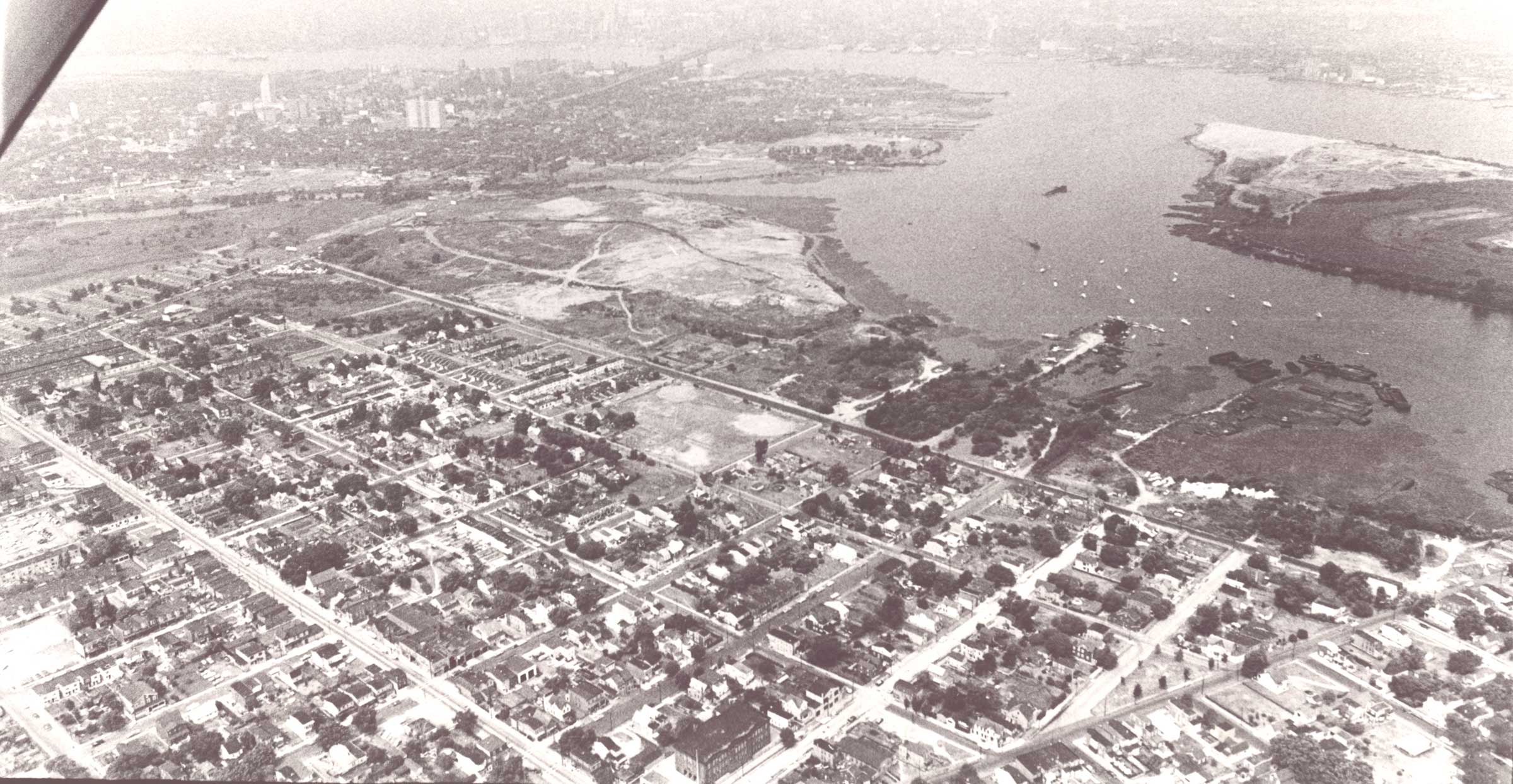 July 7, 1965 aerial view of Cramer Hill looking west from about North 27th Street and River Road (1)